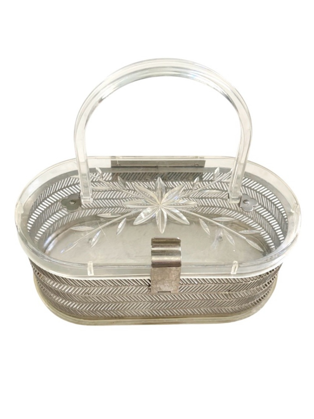 VINTAGE➕Lucite Starburst MW Handbag - Picture 2 of 11